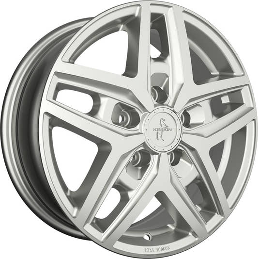 Keskin KT C1-5L Camper silver painted Alufelge 6.5x16 Zoll ET59 LK 5x160 ML65.1