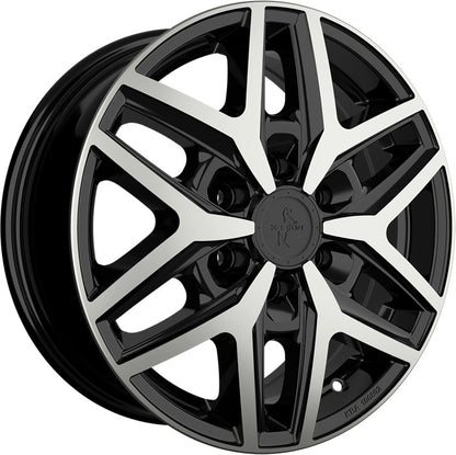 Keskin KT C1-6L Camper black front polish Alufelge 6.5x16 Zoll ET49 LK 6x120 ML74.6