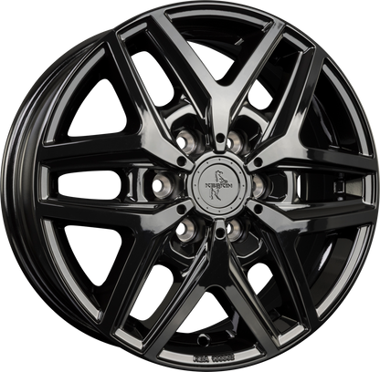 Keskin KT C1-6L Camper black painted Alufelge 6.5x16 Zoll ET49 LK 6x120 ML74.6 – Bild 4