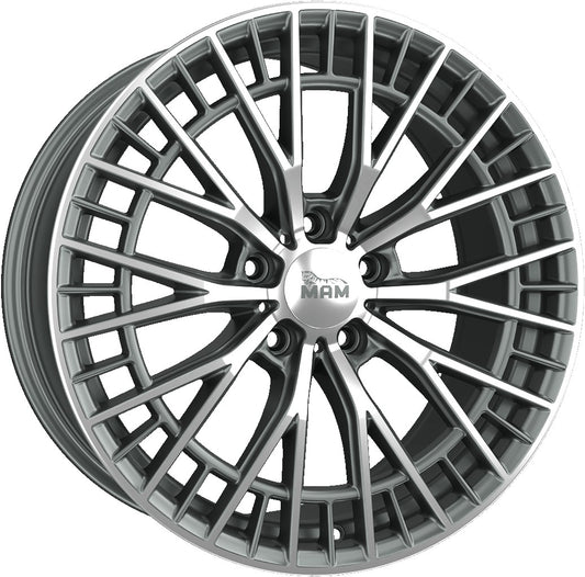 MAM GT2 palladium front polish Alufelge 8.5x19 Zoll ET30.1 LK 5x112 ML66.6