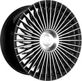 Keskin KT X1 Exclusive black front polish Alufelge 9.5x21 Zoll ET33 LK 5x112 ML66.6