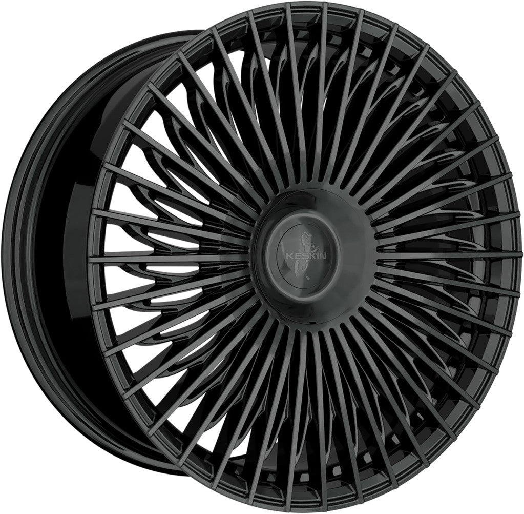 Keskin KT X1 Exclusive black painted Alufelge 9.5x21 Zoll ET33 LK 5x112 ML66.6