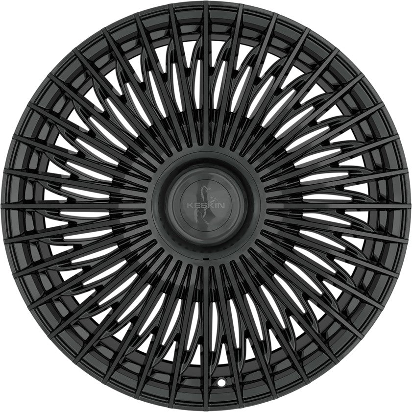Keskin KT X1 Exclusive black painted Alufelge 9.5x21 Zoll ET33 LK 5x112 ML66.6 – Bild 2