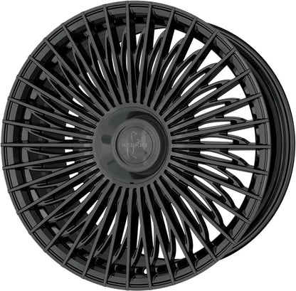 Keskin KT X1 Exclusive black painted Alufelge 9.5x21 Zoll ET33 LK 5x112 ML66.6 – Bild 3