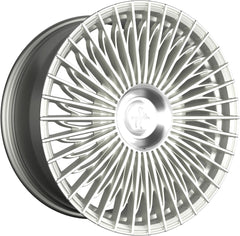 Keskin KT X1 Exclusive silver front polish Alufelge 9.5x21 Zoll ET20 LK 5x112 ML66.6