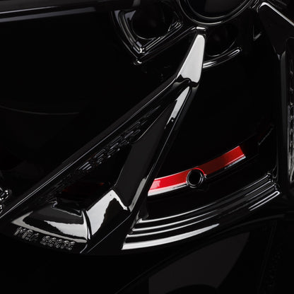 MAM RS6 black painted red inside Alufelge 8.5x19 Zoll ET30 LK 5x112 ML72.6 – Bild 6