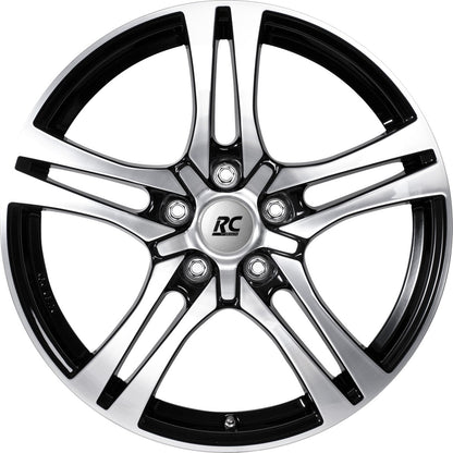 RC-Design RC26 schwarz front-poliert Alufelge 7.5x17 Zoll ET49 LK 5x112 ML57.1 – Bild 2
