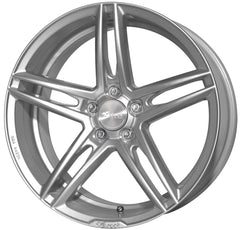 Brock B33 kristallsilber lackiert Alufelge 8.5x19 Zoll ET45 LK 5x112 ML66.6