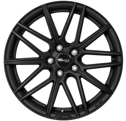 Brock B34 schwarz-matt lackiert 7.5x17 ET36 - LK5/105 ML56.6