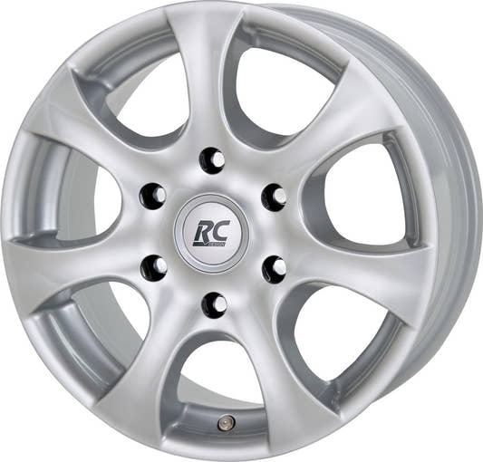 RC-Design Matrix-T kristallsilber lackiert Alufelge 7x16 Zoll ET30 LK 6x114.3 ML66.1 – Bild 2