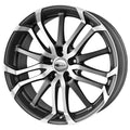 Brock B26 titan matt voll-poliert Alufelge 7.5x17 Zoll ET38 LK 5x100 ML63.4