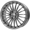Brock B24 super-chromsilber lackiert Alufelge 7.5x17 Zoll ET38 LK 5x114 ML72.6