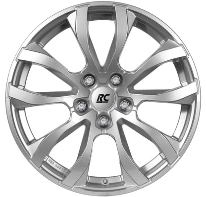 RC-Design RC23 kristallsilber lackiert Alufelge 7.5x17 Zoll ET37 LK 5x112 ML66.6 – Bild 2