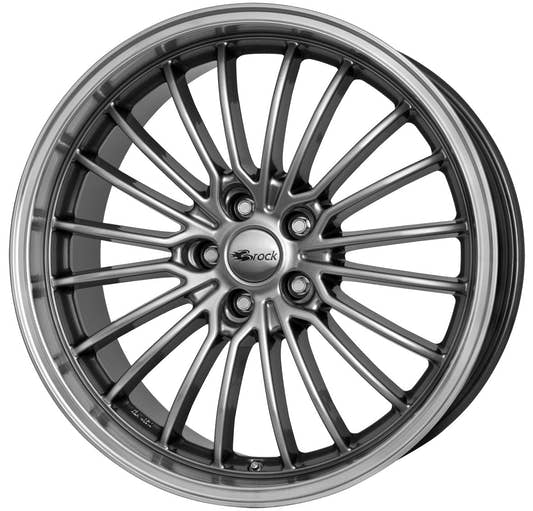 Brock B24 GP chromsilber horn-poliert Alufelge 9x20 Zoll ET30 LK 5x112 ML66.6