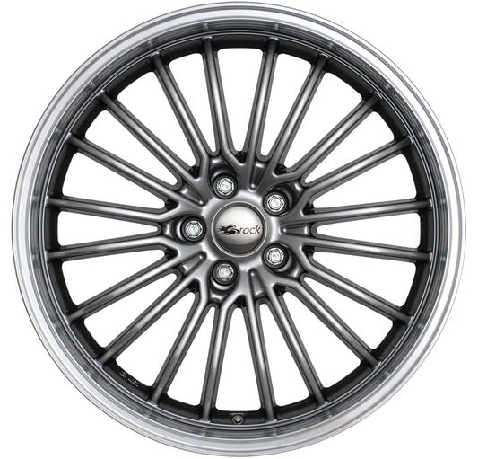 Brock B24 GP chromsilber horn-poliert Alufelge 9x20 Zoll ET30 LK 5x112 ML66.6 – Bild 2