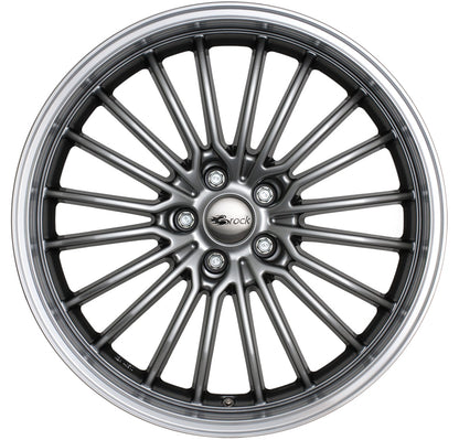 Brock B24 GP chromsilber horn-poliert Alufelge 9x20 Zoll ET30 LK 5x112 ML66.6 – Bild 2