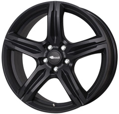 Brock B29 schwarz-matt lackiert Alufelge 7.5x17 Zoll ET35 LK 5x112 ML66.6