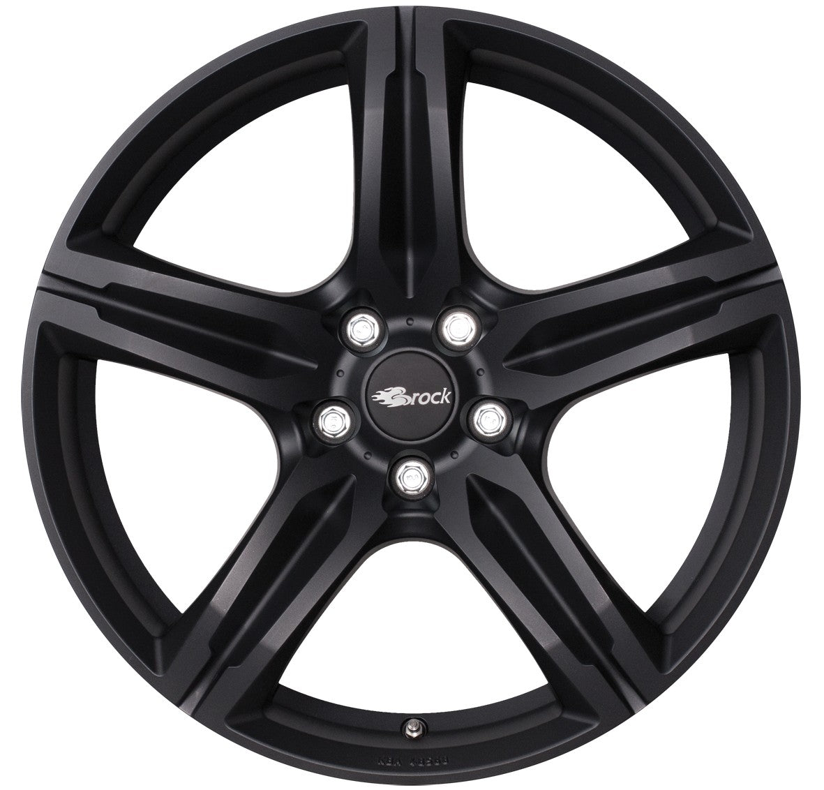Brock B29 schwarz-matt lackiert Alufelge 7.5x17 Zoll ET35 LK 5x112 ML66.6 – Bild 2