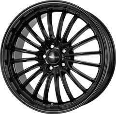 Brock B24 GP schwarz lackiert Alufelge 8.5x19 Zoll ET40 LK 5x114.3 ML72.6