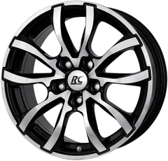 RC-Design RC23 schwarz front-poliert Alufelge 7.5x17 Zoll ET28 LK 5x112 ML66.6