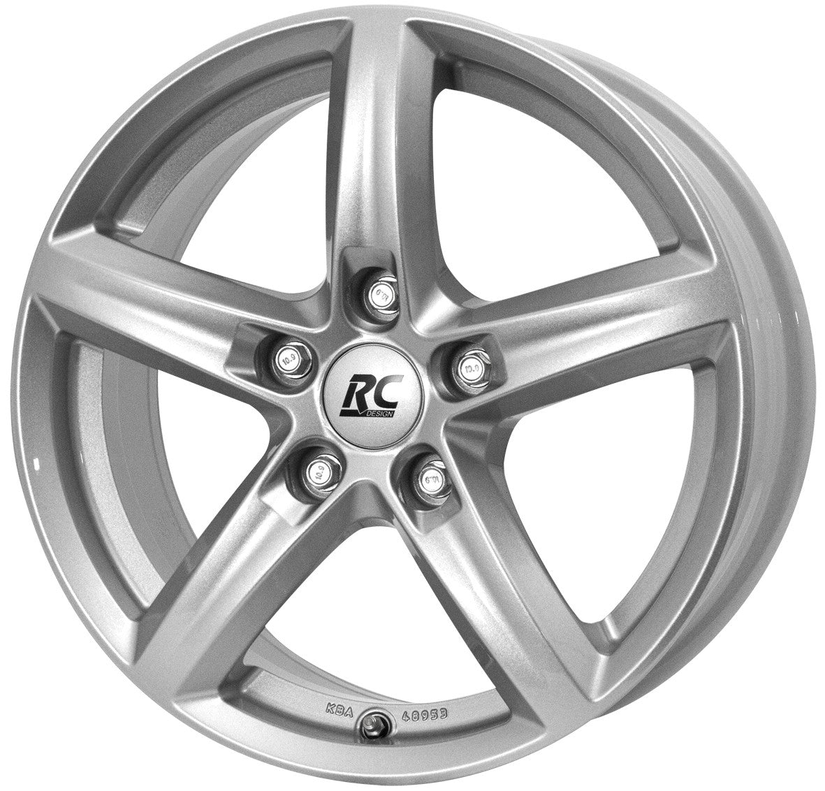 RC-Design RC24 kristallsilber lackiert Alufelge 6.5x16 Zoll ET39 LK 5x105 ML56.6