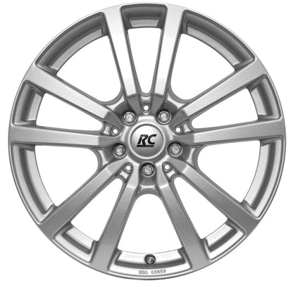 RC-Design RC25 kristallsilber lackiert Alufelge 7.5x17 Zoll ET53 LK 5x120 ML65.1 – Bild 2