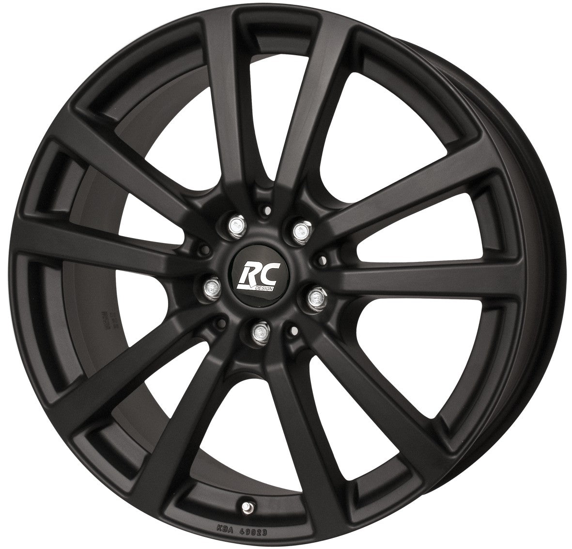 RC-Design RC25 schwarz-matt lackiert Alufelge 8x18 Zoll ET50 LK 5x120 ML65.1
