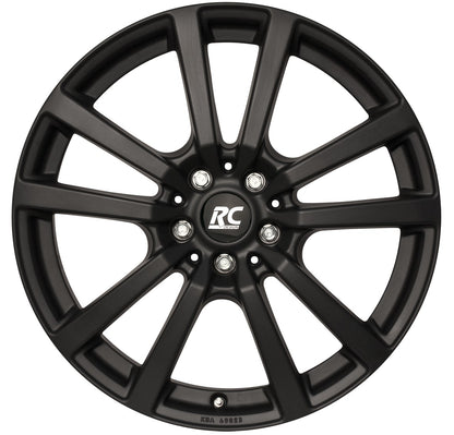RC-Design RC25 schwarz-matt lackiert Alufelge 8x18 Zoll ET50 LK 5x120 ML65.1 – Bild 2