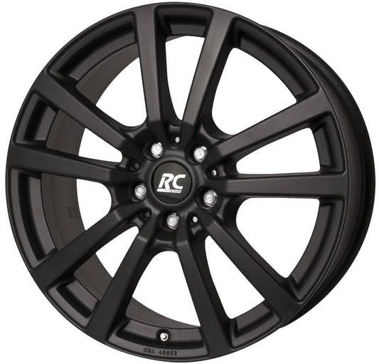 RC-Design RC25 schwarz-matt lackiert Alufelge 8x18 Zoll ET56.4 LK 5x127 ML71.5