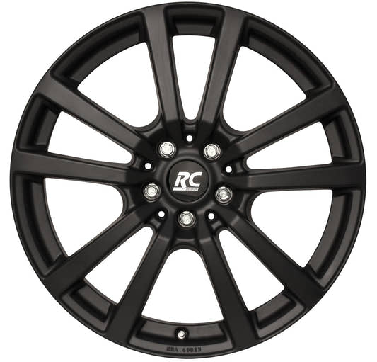 RC-Design RC25 schwarz-matt lackiert Alufelge 8x18 Zoll ET56.4 LK 5x127 ML71.5 – Bild 2