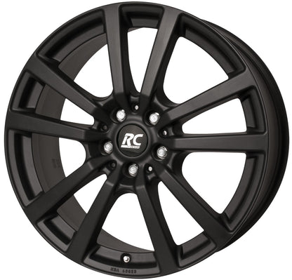 RC-Design RC25 schwarz-matt lackiert Alufelge 8.5x19 Zoll ET50 LK 5x127 ML71.5