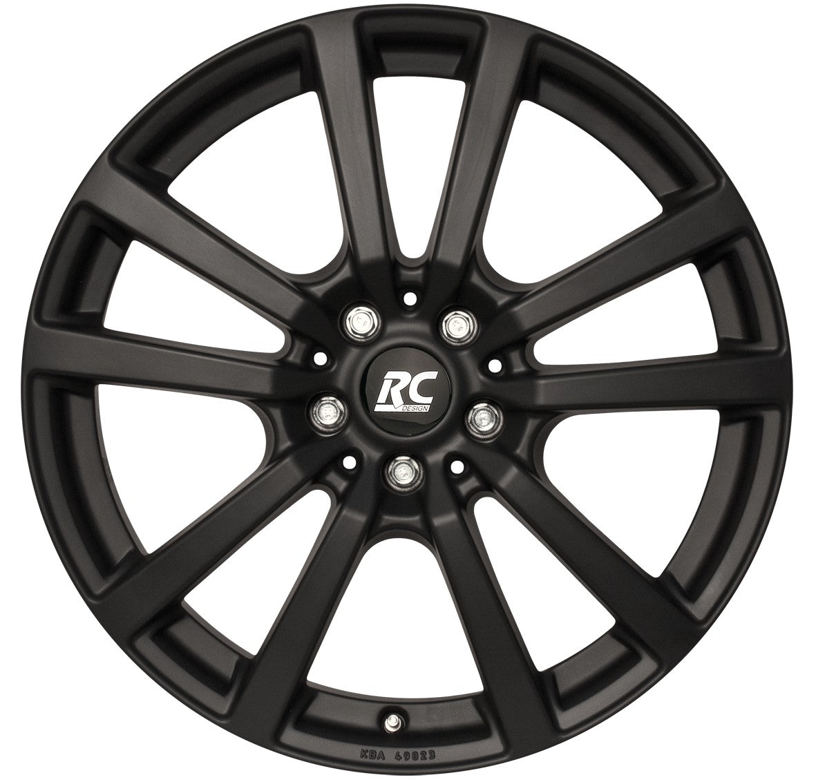 RC-Design RC25 schwarz-matt lackiert Alufelge 8.5x19 Zoll ET50 LK 5x127 ML71.5 – Bild 2