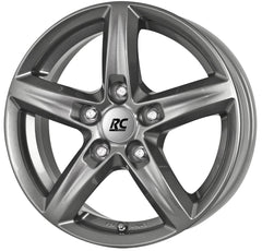 RC-Design RC24 titan-metallic lackiert Alufelge 6x15 Zoll ET38 LK 5x100 ML57.1