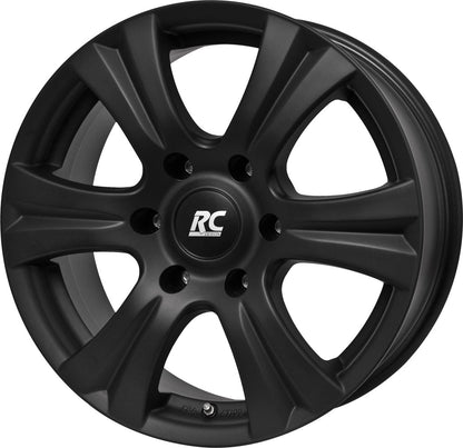 RC-Design RC14 SUV 6-Loch schwarz-matt lackiert Alufelge 7.5x17 Zoll ET50 LK 6x139.7 ML93.1