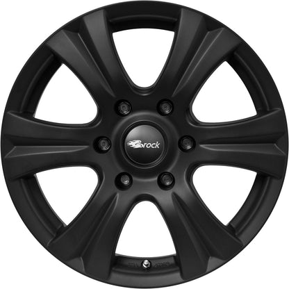 RC-Design RC14 SUV 6-Loch schwarz-matt lackiert Alufelge 7.5x17 Zoll ET50 LK 6x139.7 ML93.1 – Bild 2