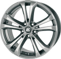 RC-Design RC17 chromsilber lackiert Alufelge 8x18 Zoll ET38 LK 5x114.3 ML72.6