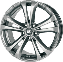 RC-Design RC17 chromsilber lackiert Alufelge 8x18 Zoll ET38 LK 5x114.3 ML72.6