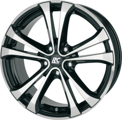 RC-Design RC17 schwarz front-poliert Alufelge 8x18 Zoll ET35 LK 5x120 ML72.6