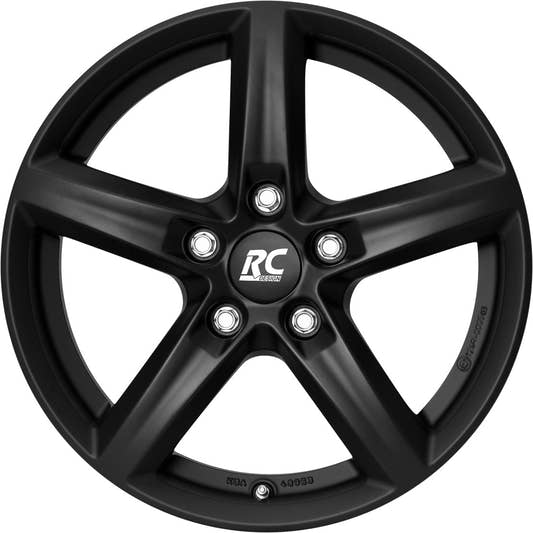 RC-Design RC24 schwarz-matt lackiert Alufelge 6x15 Zoll ET37.5 LK 4x108 ML63.4 – Bild 2