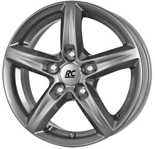 RC-Design RC24 titan-metallic lackiert Alufelge 6.5x16 Zoll ET40 LK 4x108 ML63.4