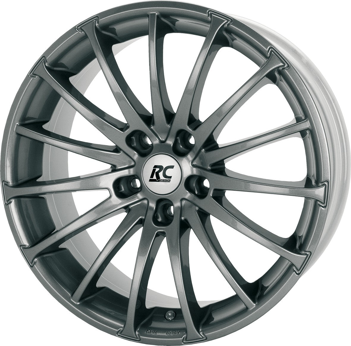 RC-Design RC18 titan-metallic lackiert Alufelge 7.5x18 Zoll ET35 LK 4x98 ML58.1
