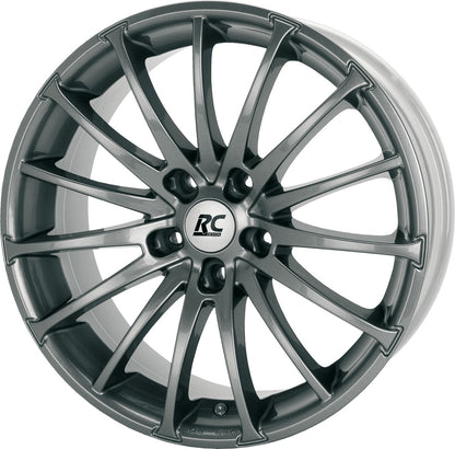 RC-Design RC18 titan-metallic lackiert Alufelge 7.5x18 Zoll ET35 LK 4x98 ML58.1