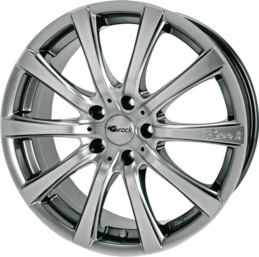 Brock B21 chromsilber lackiert Alufelge 7x16 Zoll ET38 LK 5x108 ML72.6