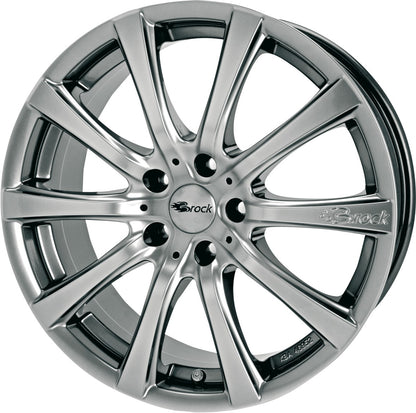 Brock B21 chromsilber lackiert Alufelge 7x16 Zoll ET38 LK 5x108 ML72.6