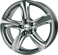 Brock / RC B25 Chromsilber (CSS) Alufelge 7.5x17 Zoll ET38 LK 5x100 ML63.4