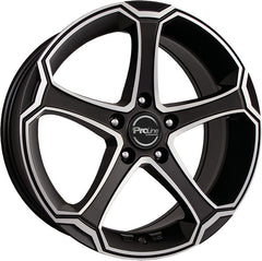 Proline PXO carbon matt polished Alufelge 8x18 Zoll ET35 LK 5x112 ML74.1