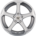 Proline PO Silber Matt Poliert (SMP) Alufelge 8x18 Zoll ET35 LK 5x112 ML74.1