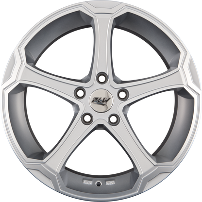 Proline PO Silber Matt Poliert (SMP) Alufelge 8x18 Zoll ET35 LK 5x112 ML74.1