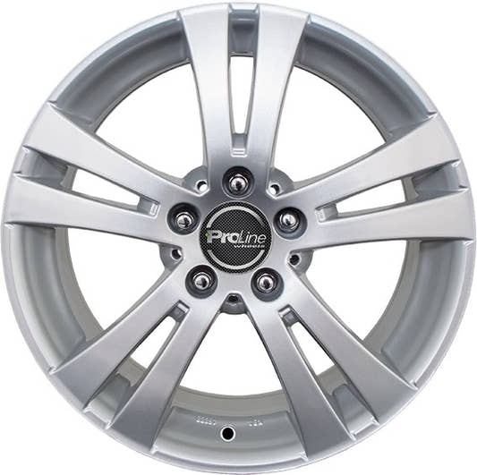 Proline B700 silver Alufelge 6.5x16 Zoll ET48 LK 5x112 ML57.1 – Bild 2