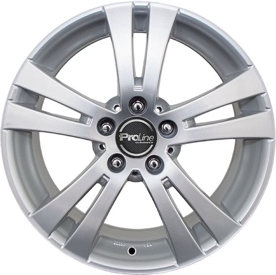 Proline B700 silver Alufelge 6.5x16 Zoll ET48 LK 5x112 ML57.1 – Bild 2